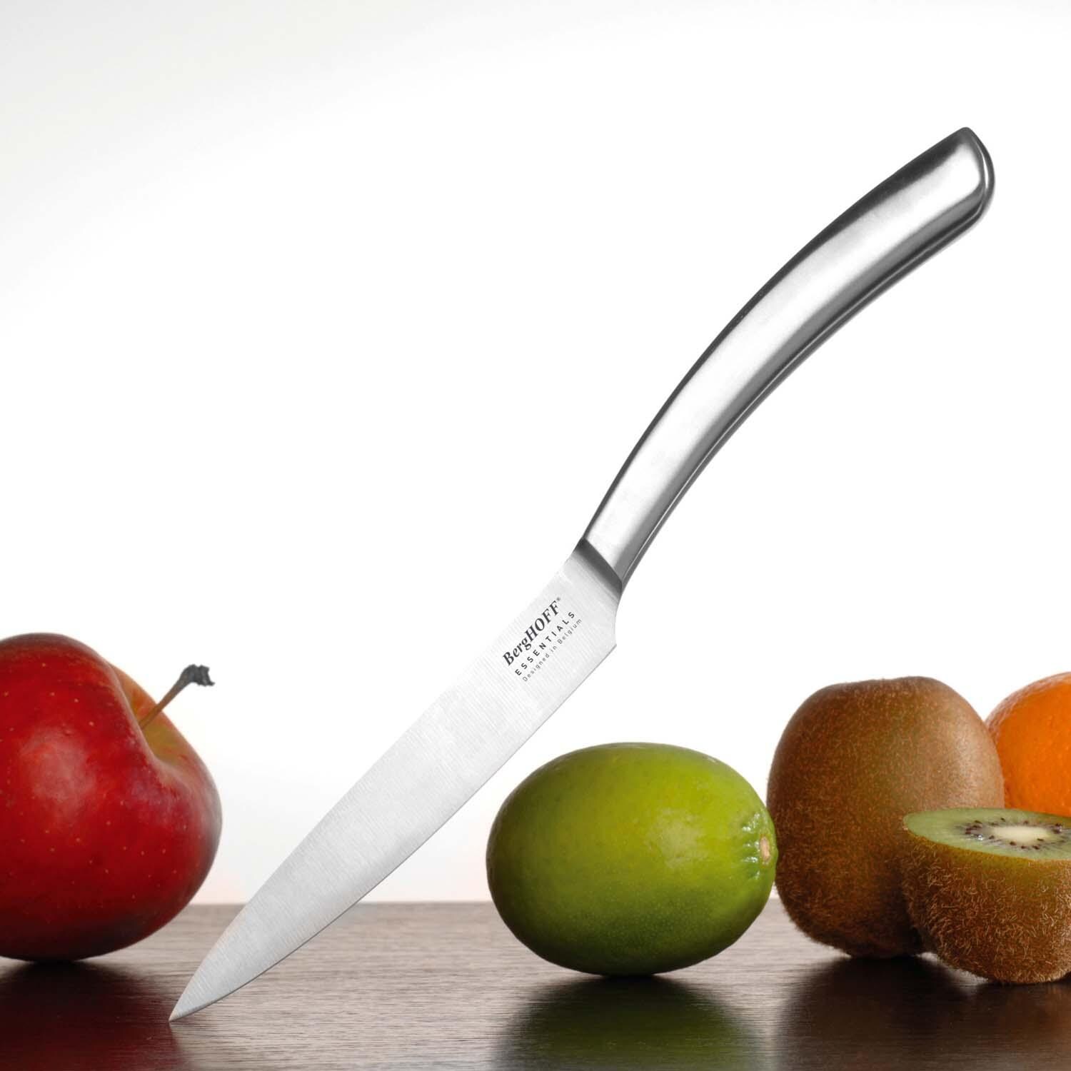 BergHOFF Concavo 9 Pc Cutlery Set w/ Wood Block & Sharpener thumbnail