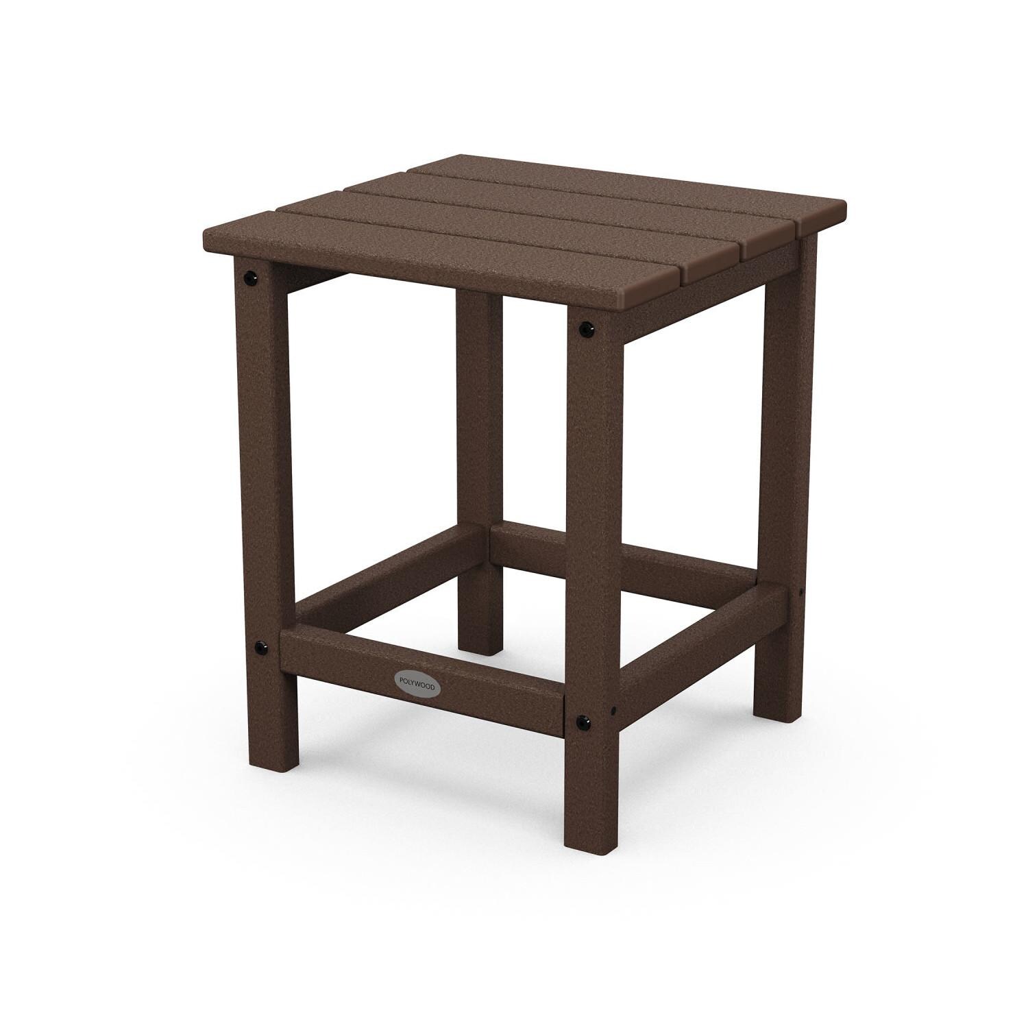 POLYWOOD PWS700-1-MA Classic Folding Adirondack 3-Piece Set W/ Long Island 18-Inch Side Table - Side Table thumbnail