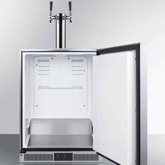 Summit Classic 24-Inch Dual Tap Kegerator - SBC590 - Interior thumbnail