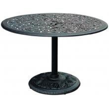 Darlee Series 80 42 Inch Cast Aluminum Pedestal Patio Dining Table image