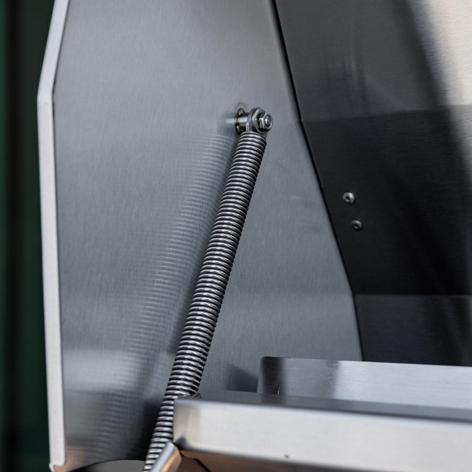 Summerset TRL Pro 32-in 3 Burner Natural Gas Grill on Deluxe Cart w/ Rear Infrared Burner & Rotisserie Kit - Hood Spring - Detail thumbnail