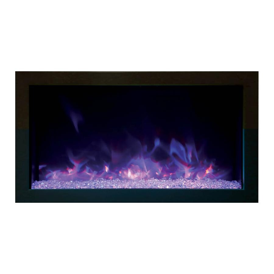 Amantii Panorama Series Extra Slim 30-Inch Built-In Electric Fireplace - Indoor/Outdoor - BI-30-XTRASLIM