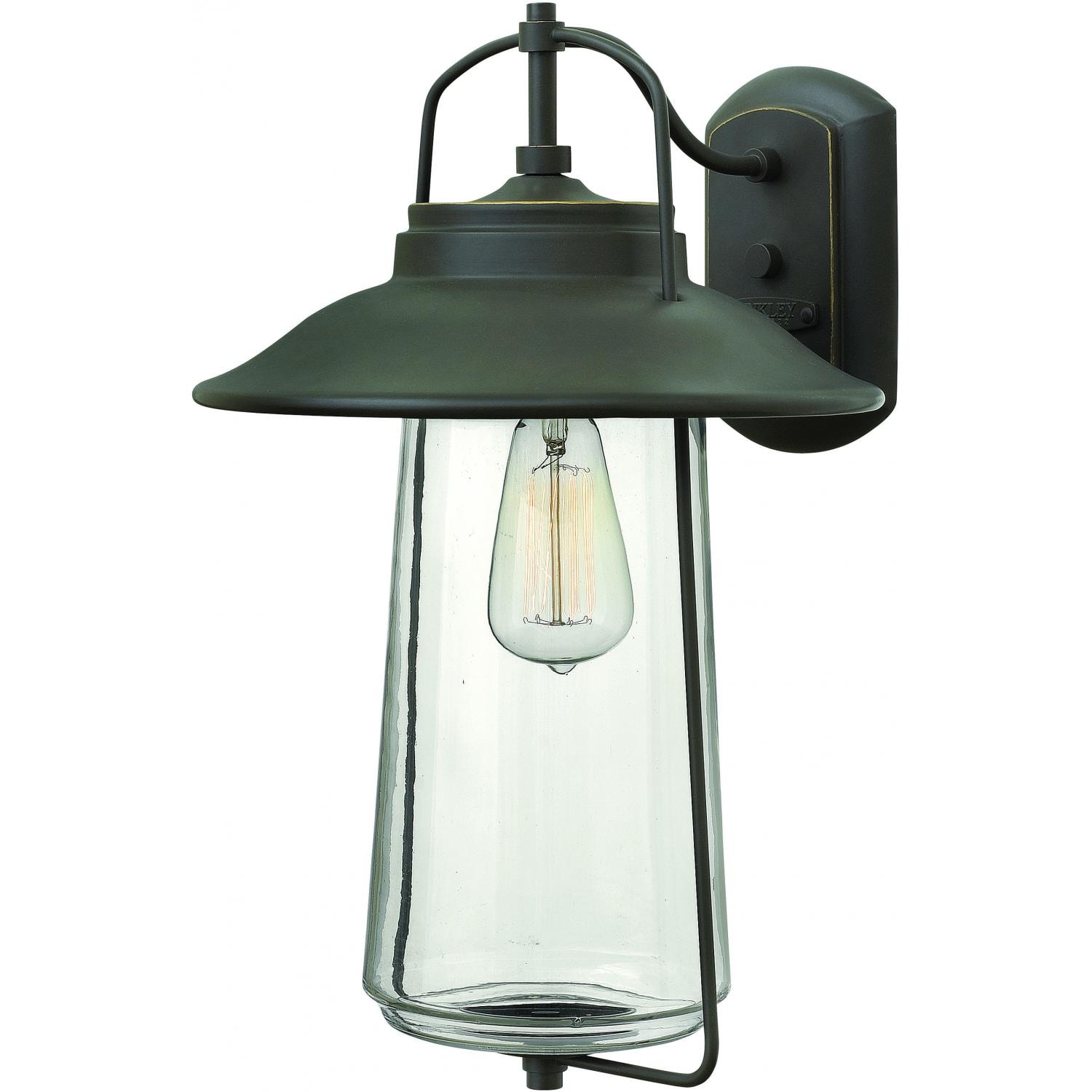 Hinkley Lighting Belden Place One Light 19-Inch Outdoor Wall Light - Oil Rubbed Bronze - 2865OZ