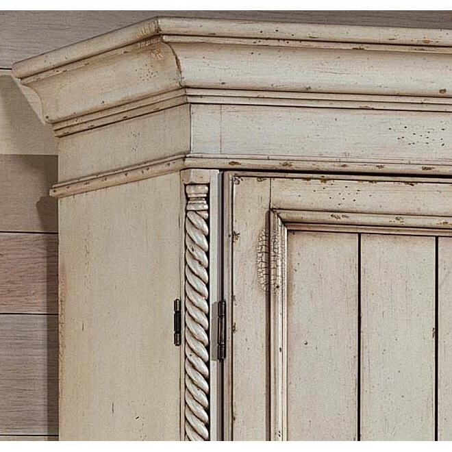 Hillsdale Wilshire Antique White Armoire 1172M