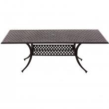 84 X 42 Inch Cast Aluminum Rectangle Patio Dining Table By Lakeview Outdoor Designs image