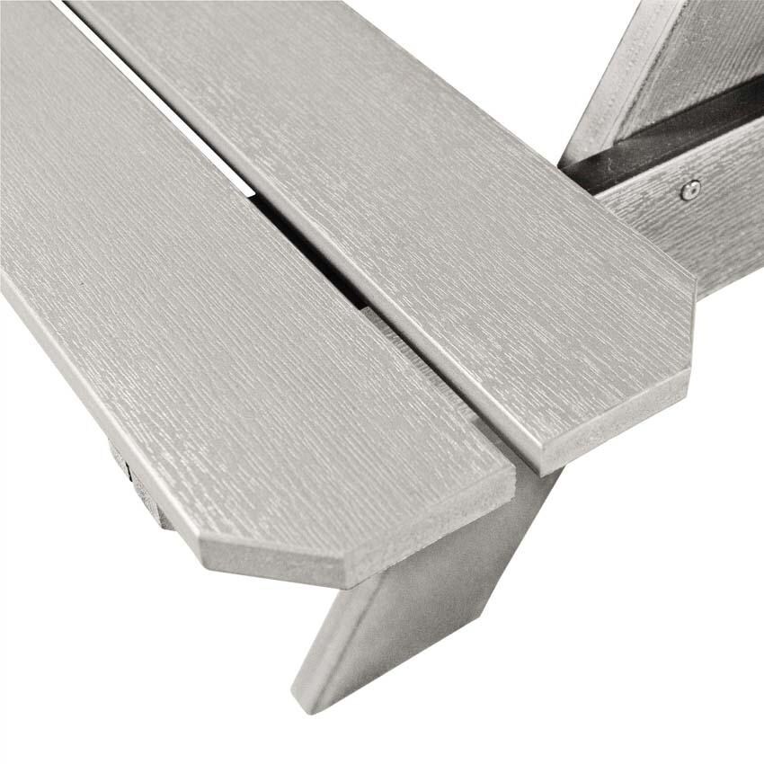 Lookwood 71 Inch Harbor Gray Polyresin Picnic Table By Lakeview Outdoor Designs - Bench - Detail thumbnail