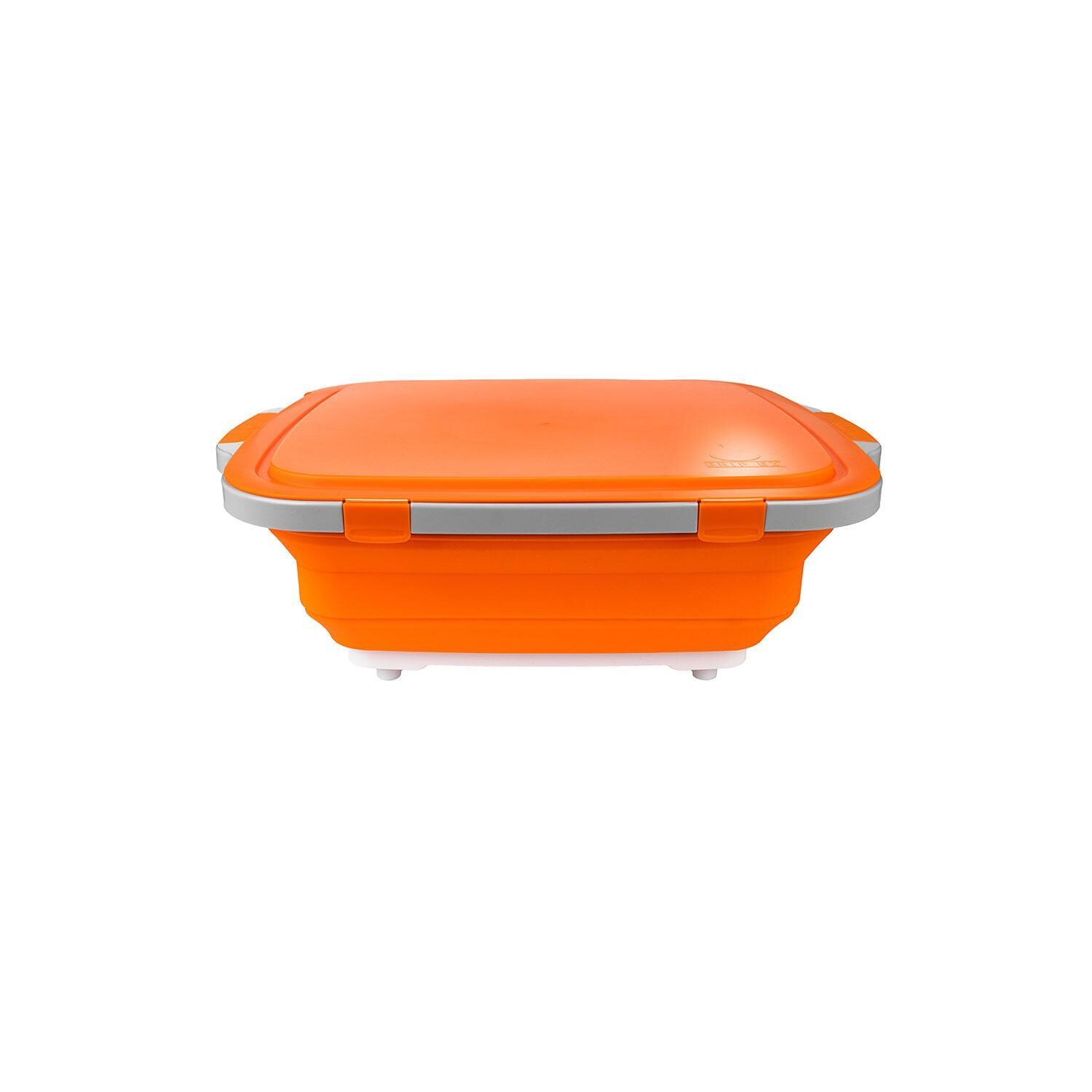 Drip EZ Que Crib and Tub Bundle - Classic Orange - With Lid - White Background thumbnail