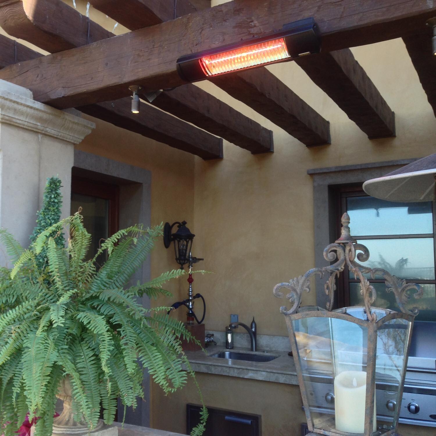 Solaira XL Series Electric 22-Inch Patio Heater - 1500 Watts - 120V - Black  : BBQGuys