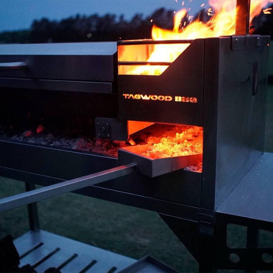 Tagwood BBQ BBQ11SSB Shovel And Poker Set With Wall Bracket - Lifestyle thumbnail