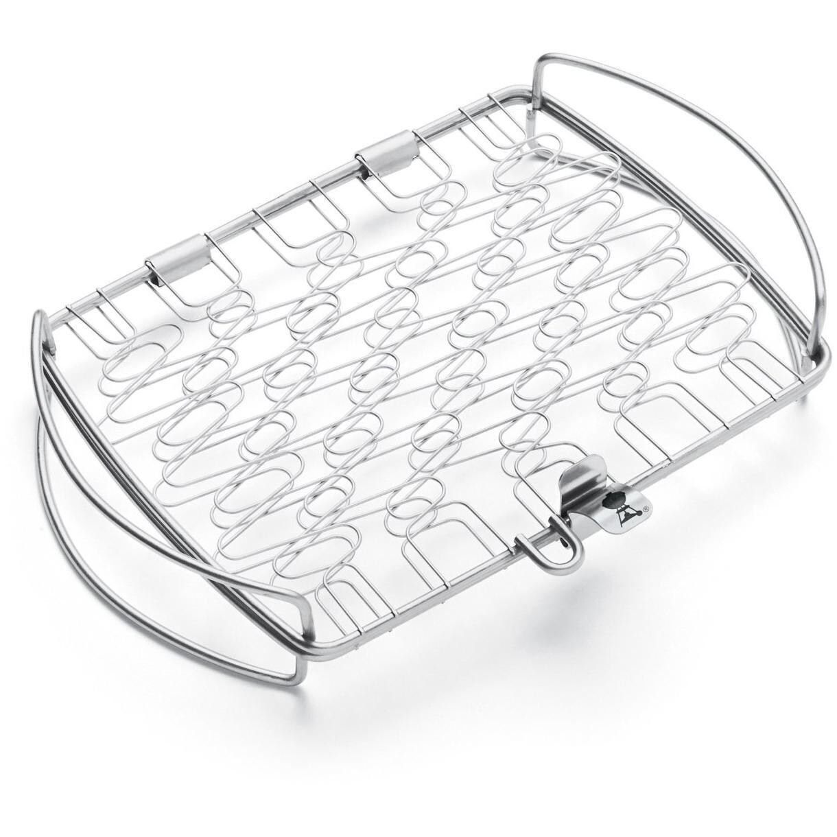 Weber Original Stainless Steel Fish Basket - Full View thumbnail