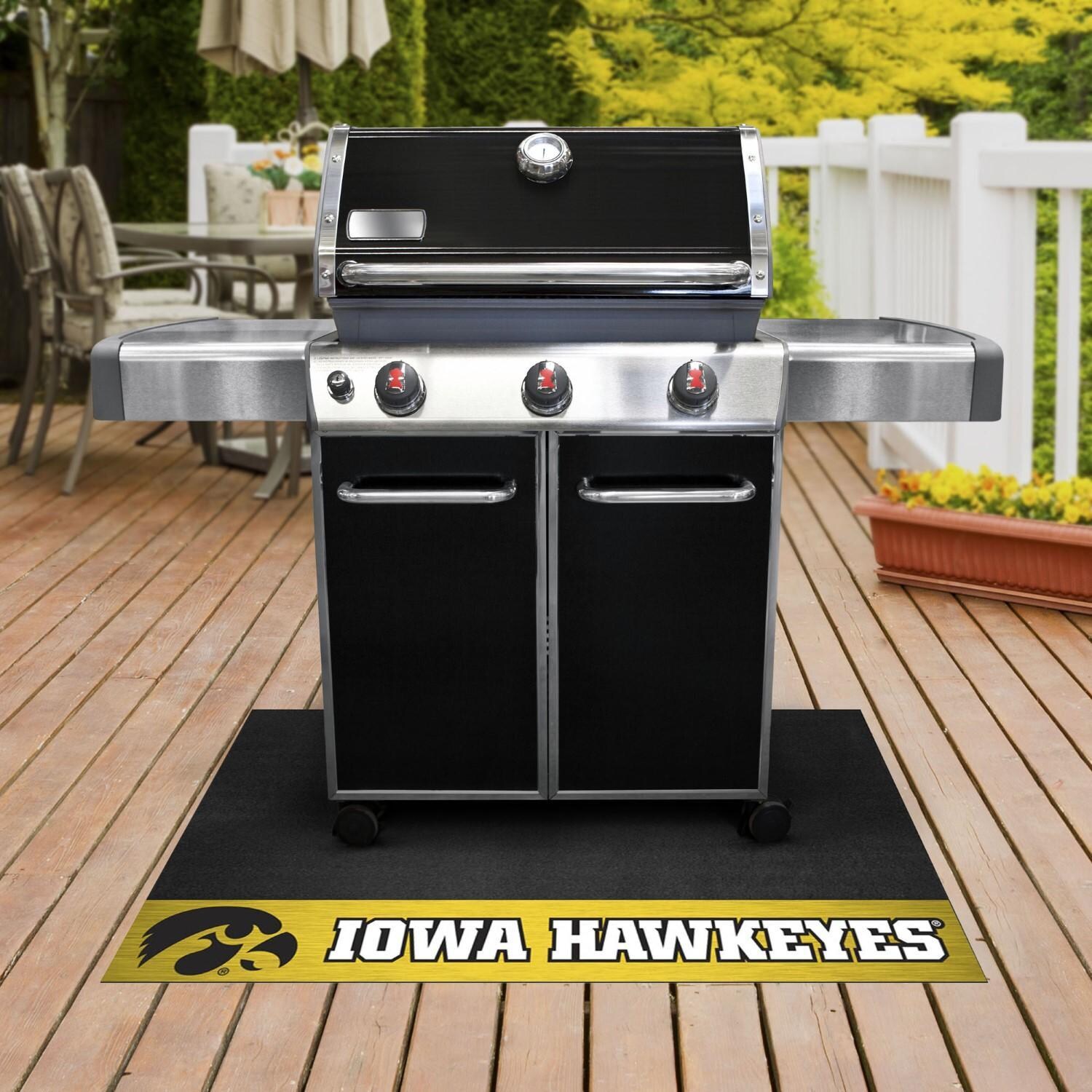 FANMATS 12120 University of Iowa Grill Mat - Lifestyle thumbnail