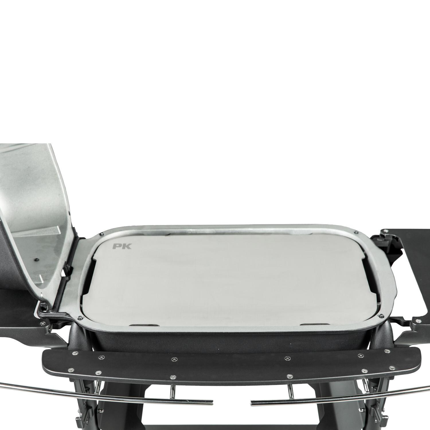 PK Grills PK300 Solid Stainless Steel Griddle - Installed thumbnail
