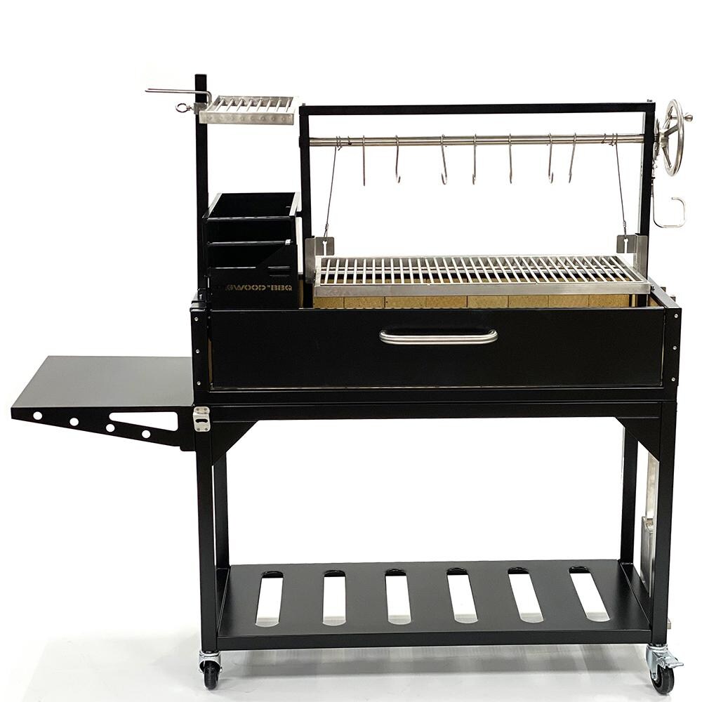 Tagwood BBQ Fully Assembled Argentine Santa Maria Wood Fire & Charcoal Grill - BBQ03SIF image