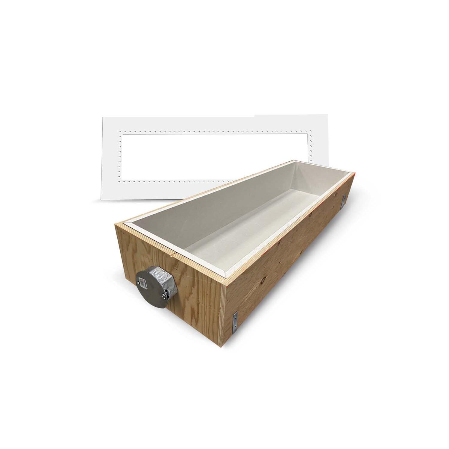 Eurofase 39-in Flush Mount & Fire Rated Box Bundle - White - White Background thumbnail