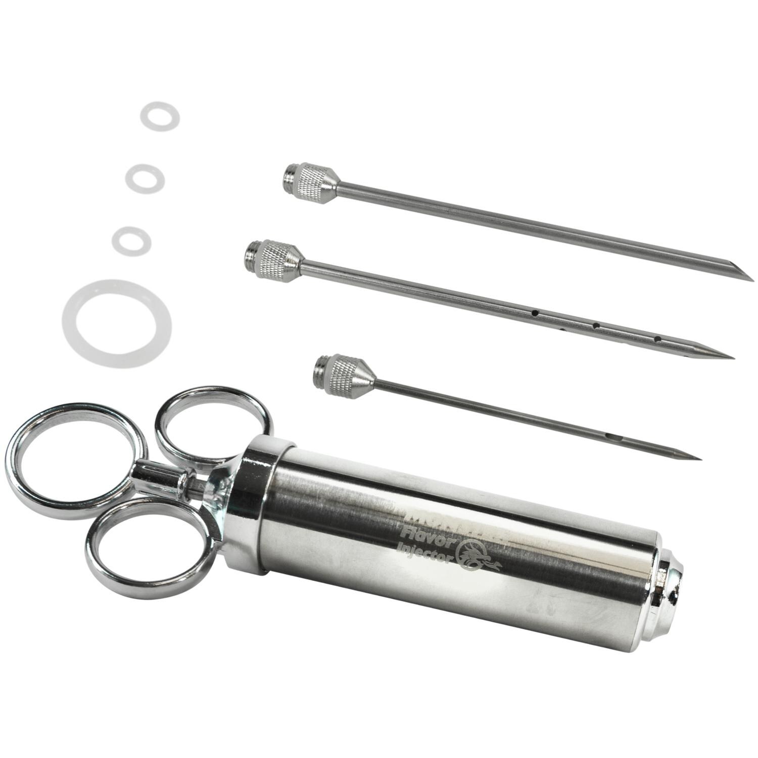 BBQ Dragon BBQD300 Stainless Steel Marinade Injector - Removable Needle Options thumbnail