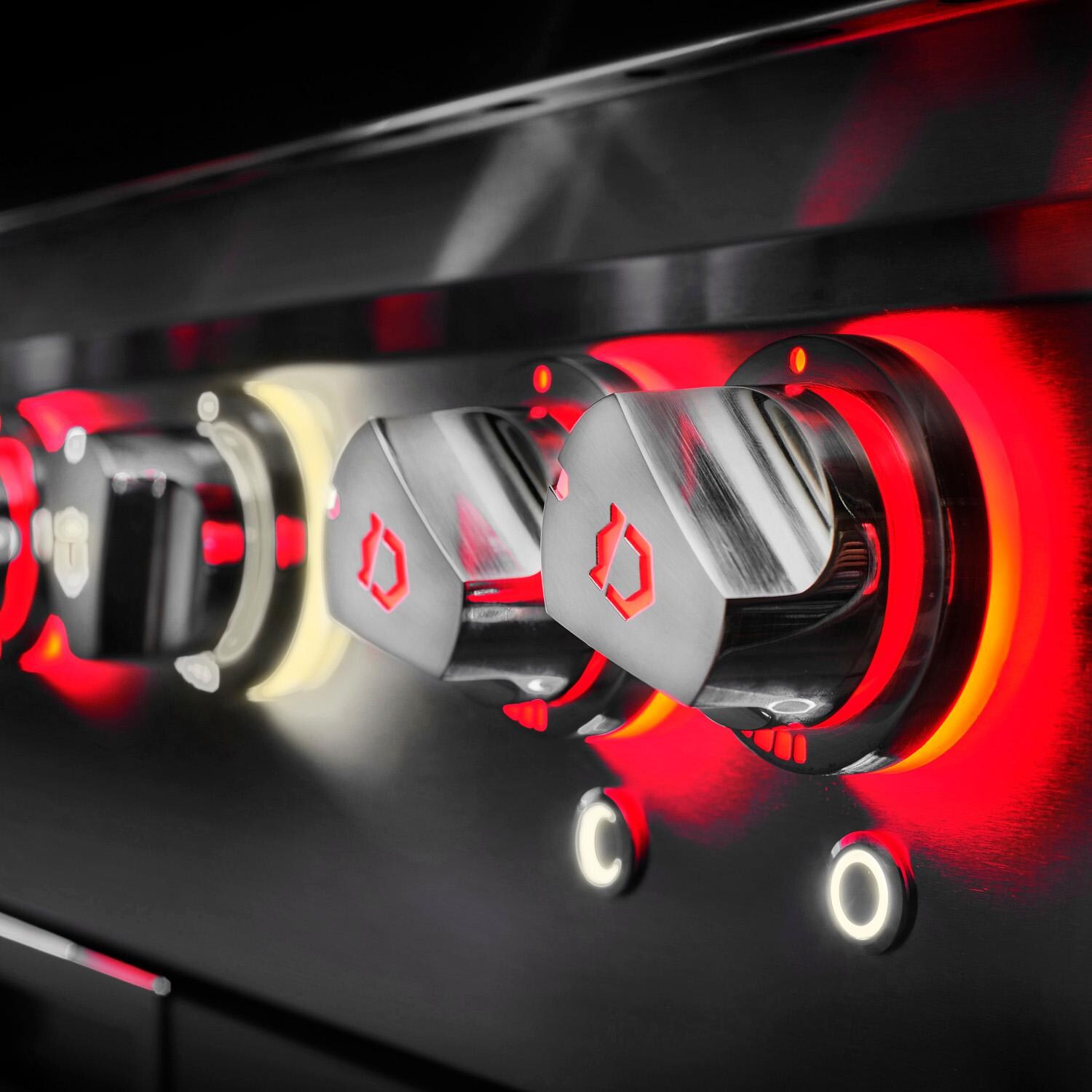 Crown Verity ICM-SB-SIBULK-GH-LT Infinite Series 18-Inch Stainless Steel Cabinet Module with Propane Dual Side Burner, Light Package & Garbage Bin Holder (Bulk Tanks Only) - Lighted Control Knobs thumbnail