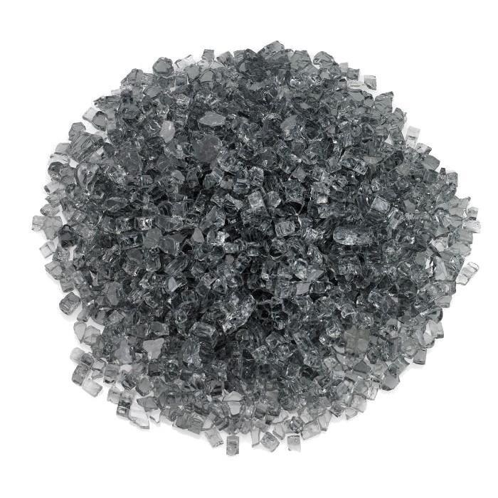 BBQGuys Signature AFF-GRY-10 1/4-Inch Gray Fire Glass - Top View thumbnail