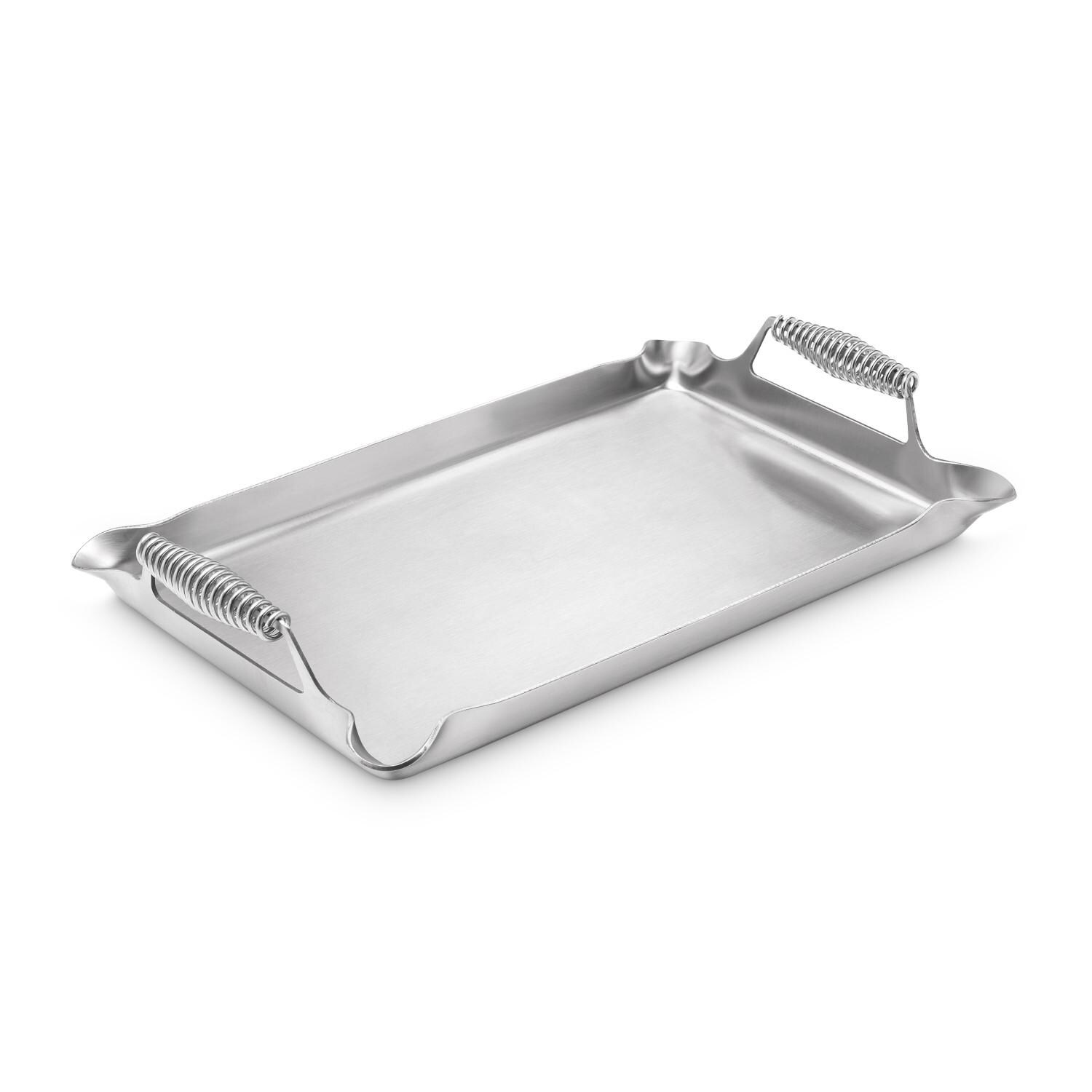 Crown Verity CV-SP-1423 21 X 14-Inch Stainless Steel Griddle Plate W/ Handles thumbnail