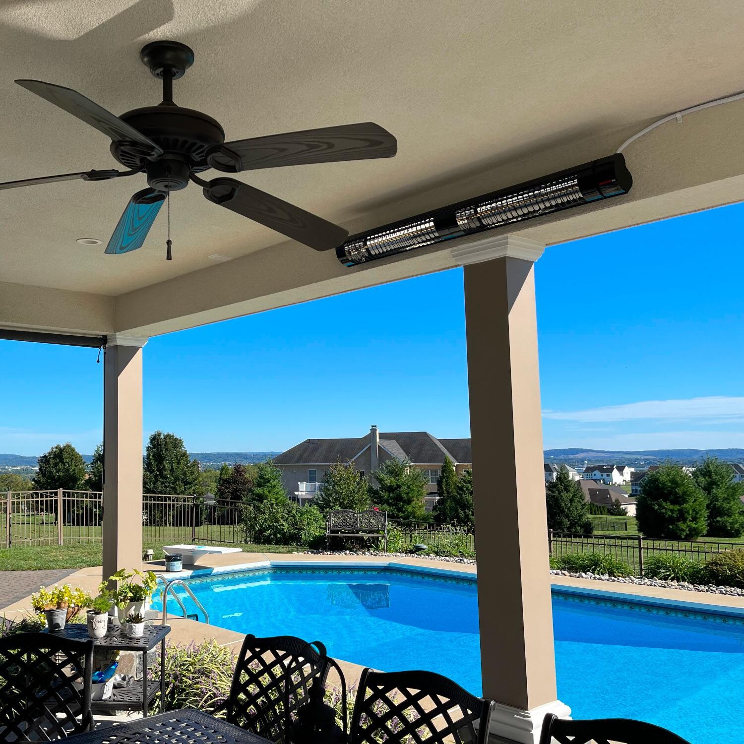 RADtec T6000/18R 75-Inch 6000W Weatherproof Electric Patio Heater - Patio thumbnail