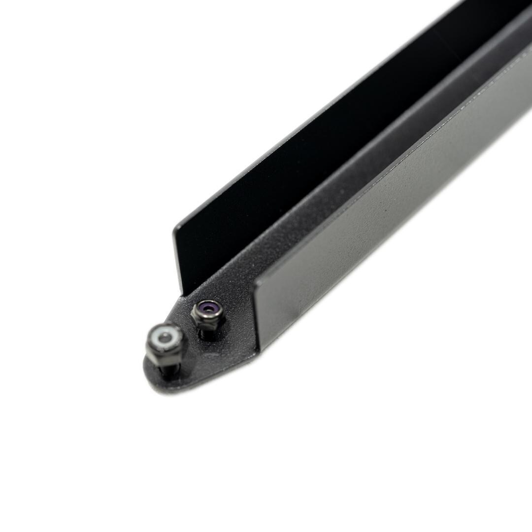 Infratech 13 1246BL Drop Pole Mount Assembly (Assembly Only - Heater Not Included) - Black - Heater Mounting Point Detail thumbnail