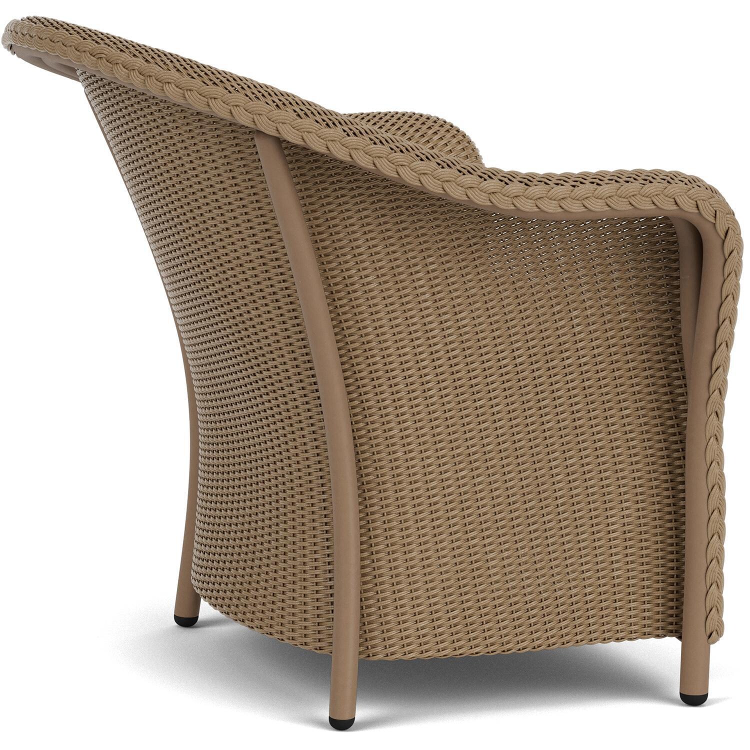 Lloyd Flanders Reflections 4-Piece Seating Set W/ Ottoman & End Table in Fawn Finish - Lounge Chair Side thumbnail