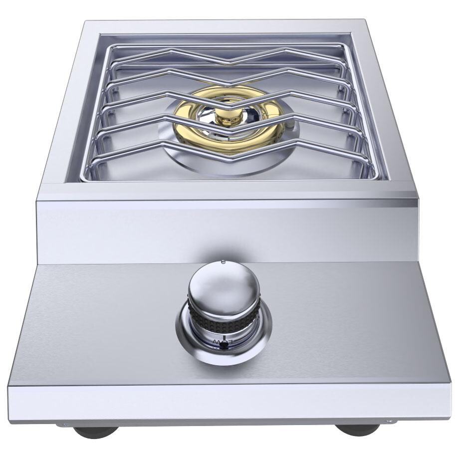 Sunstone Ruby Series 13 Inch Natural Gas Countertop or Drop-in Versa Single Burner - SUN13VSB-NG