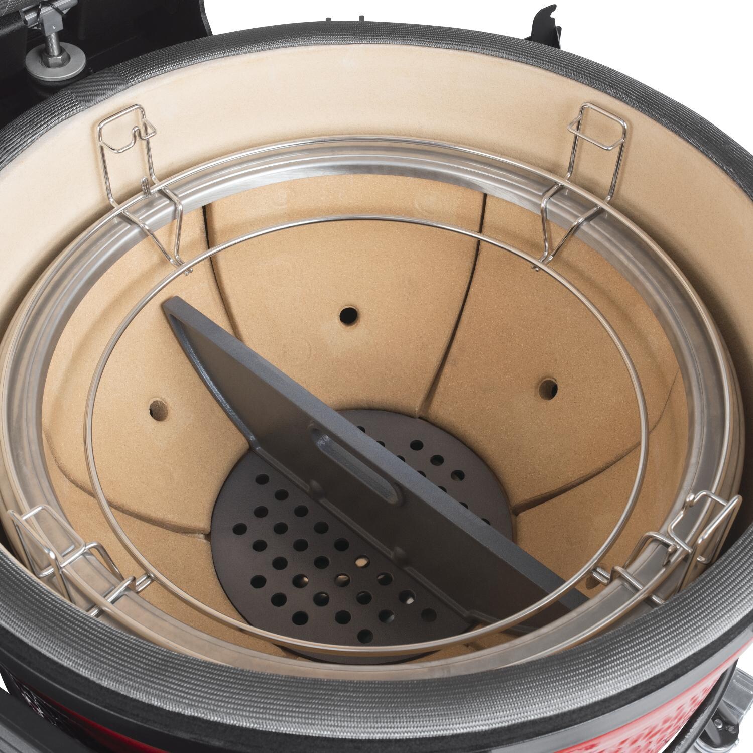 Kamado Joe Big Joe 24-Inch Freestanding Ceramic Grill - Advanced Multi-Panel Firebox & Firebox Divider thumbnail