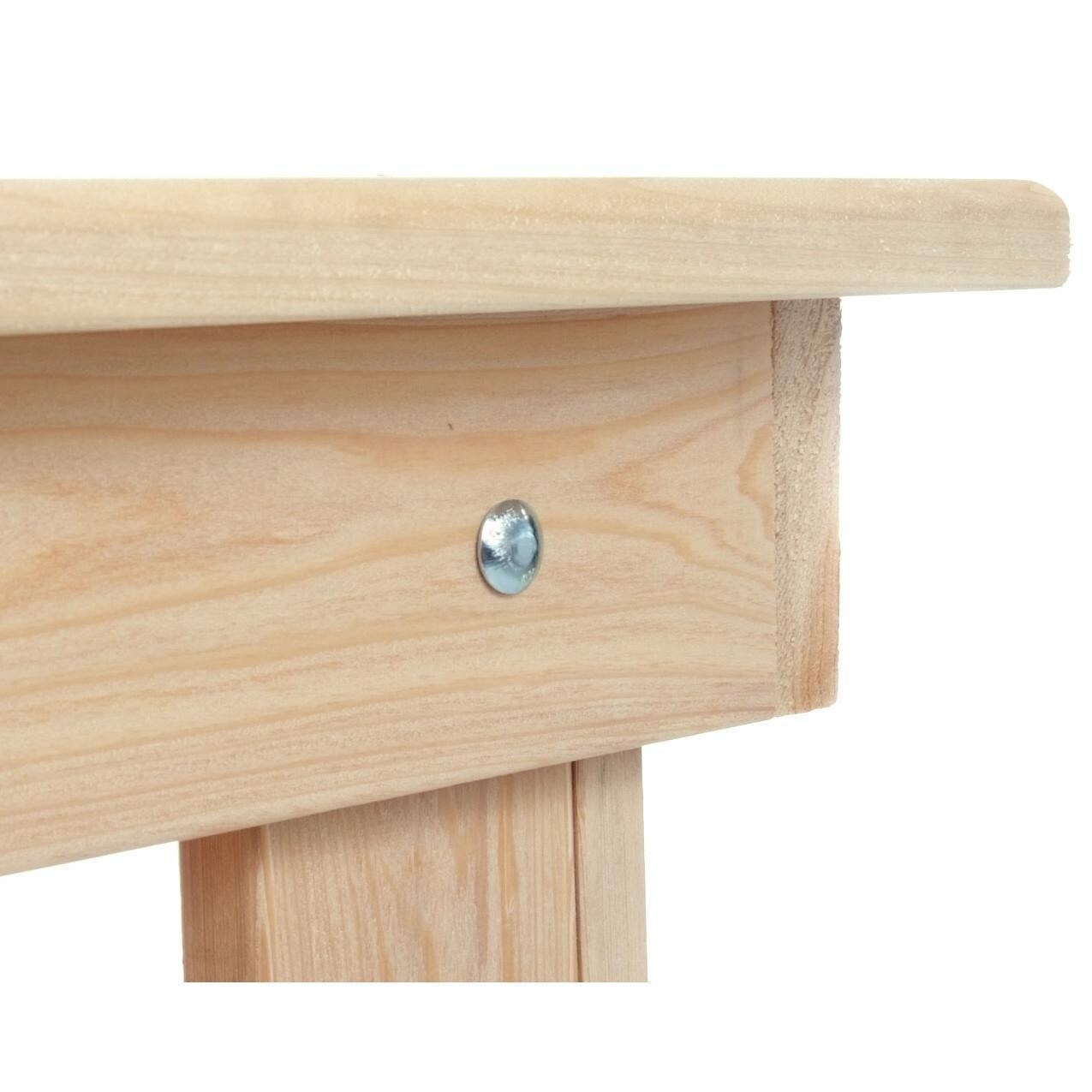 Primo PG00600 Curved Cypress Table - Edge Detail thumbnail