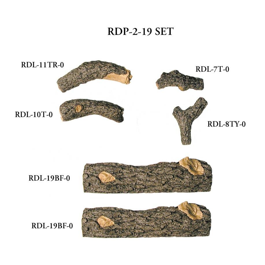 Peterson Real Fyre Golden Oak Designer Plus See-Thru 19-Inch Log Breakdown thumbnail