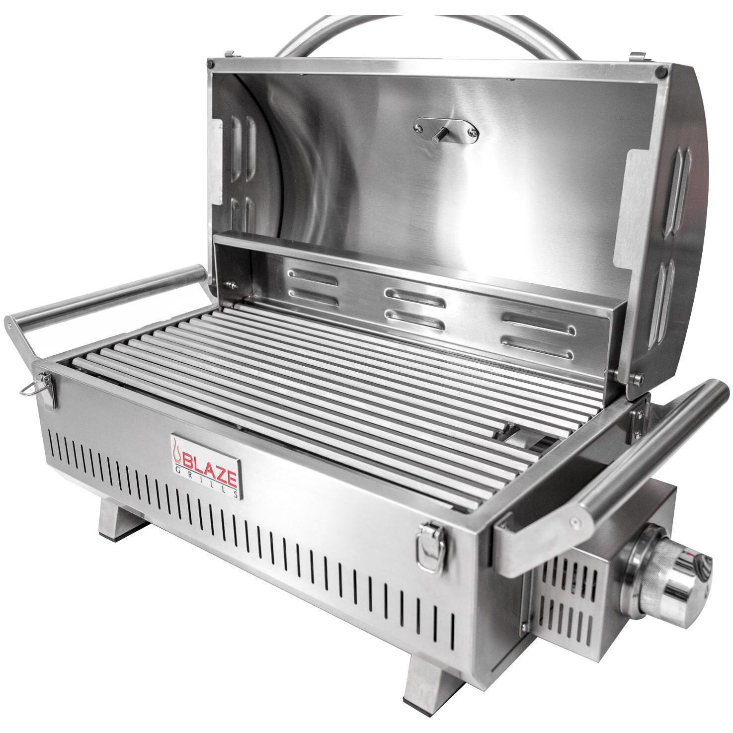 Blaze Professional LUX BLZ-1PRO-PRT-LP Portable Grill - Hood Open thumbnail