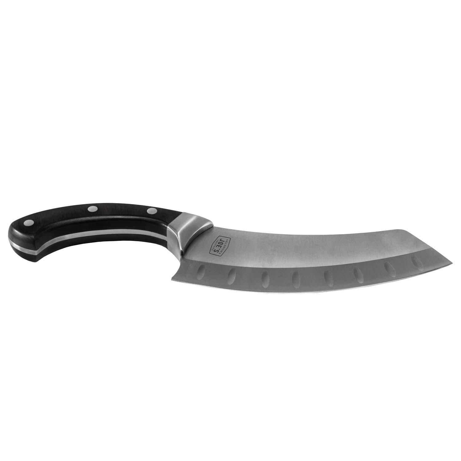 Oklahoma Joe's 6326379R06 Blacksmith 2-in-1 Cleaver & Chef Knife - Side View - White Background thumbnail