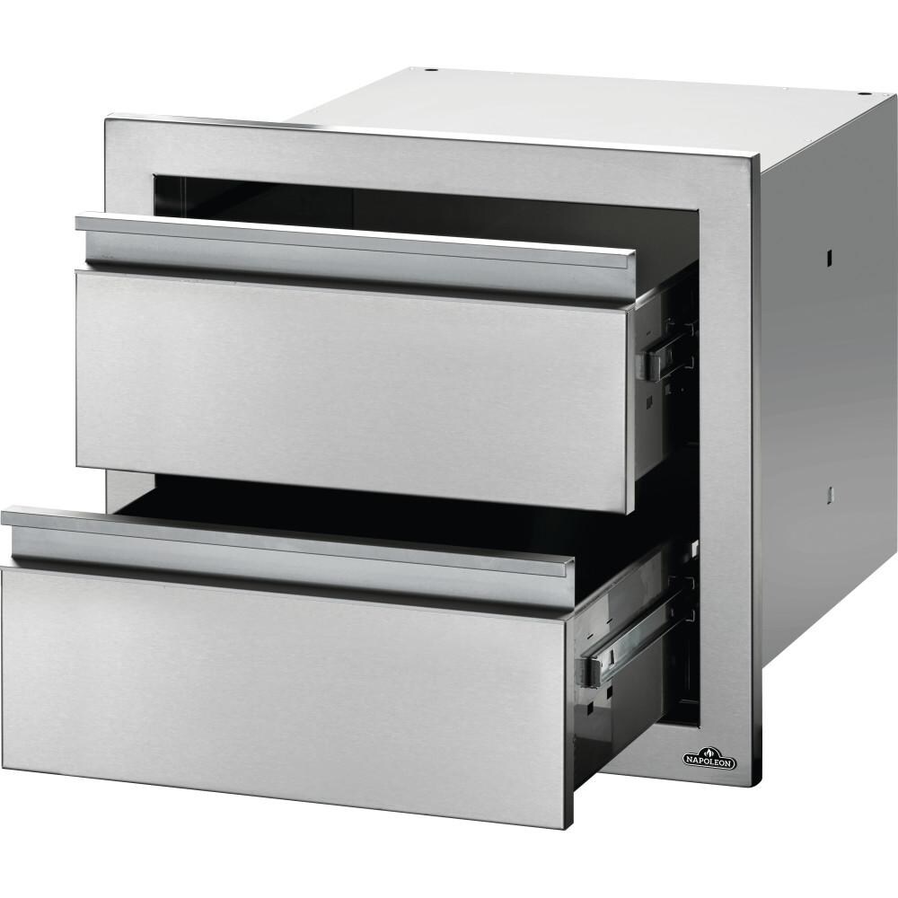 Napoleon - BI-1816-2DR - 18-Inch Double Drawer - Open thumbnail