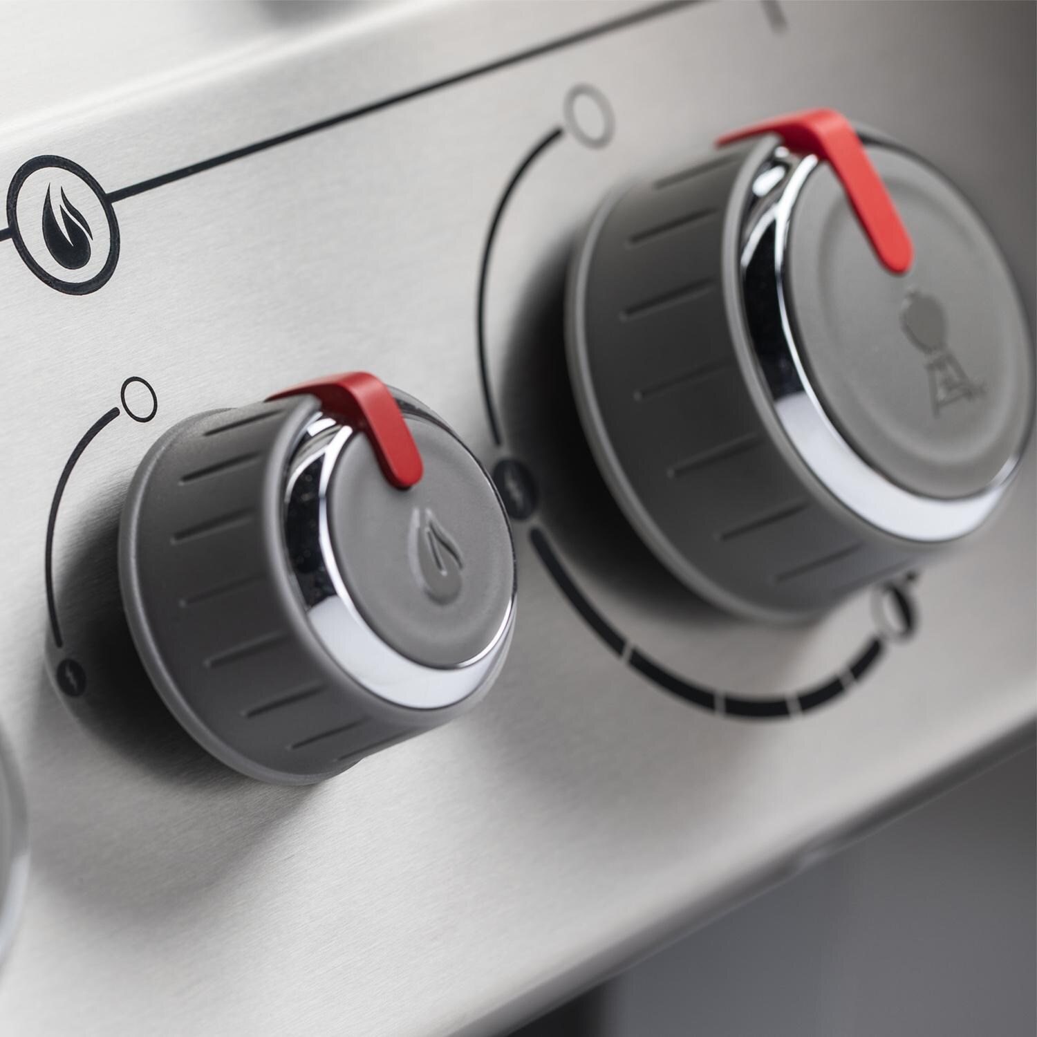 Weber Genesis II 61022001 E-330 Propane Gas Grill - Copper (2019) - Burner Control Knobs thumbnail