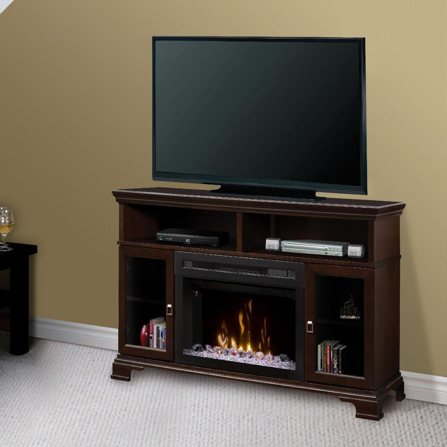 Dimplex Multi-Fire XD Brookings 52-Inch Electric Fireplace Media Console - Realogs - Espresso - GDS25HL-E1055 thumbnail