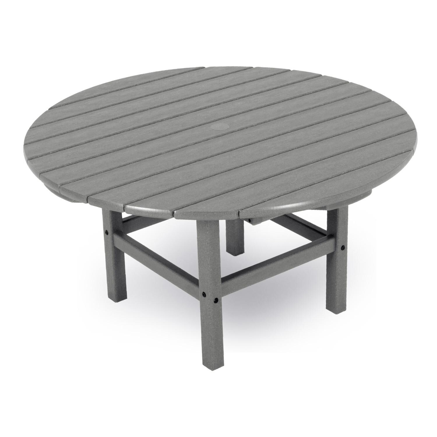 POLYWOOD PWS105-1-GY South Beach 5-Piece Conversation Group - Table Alone