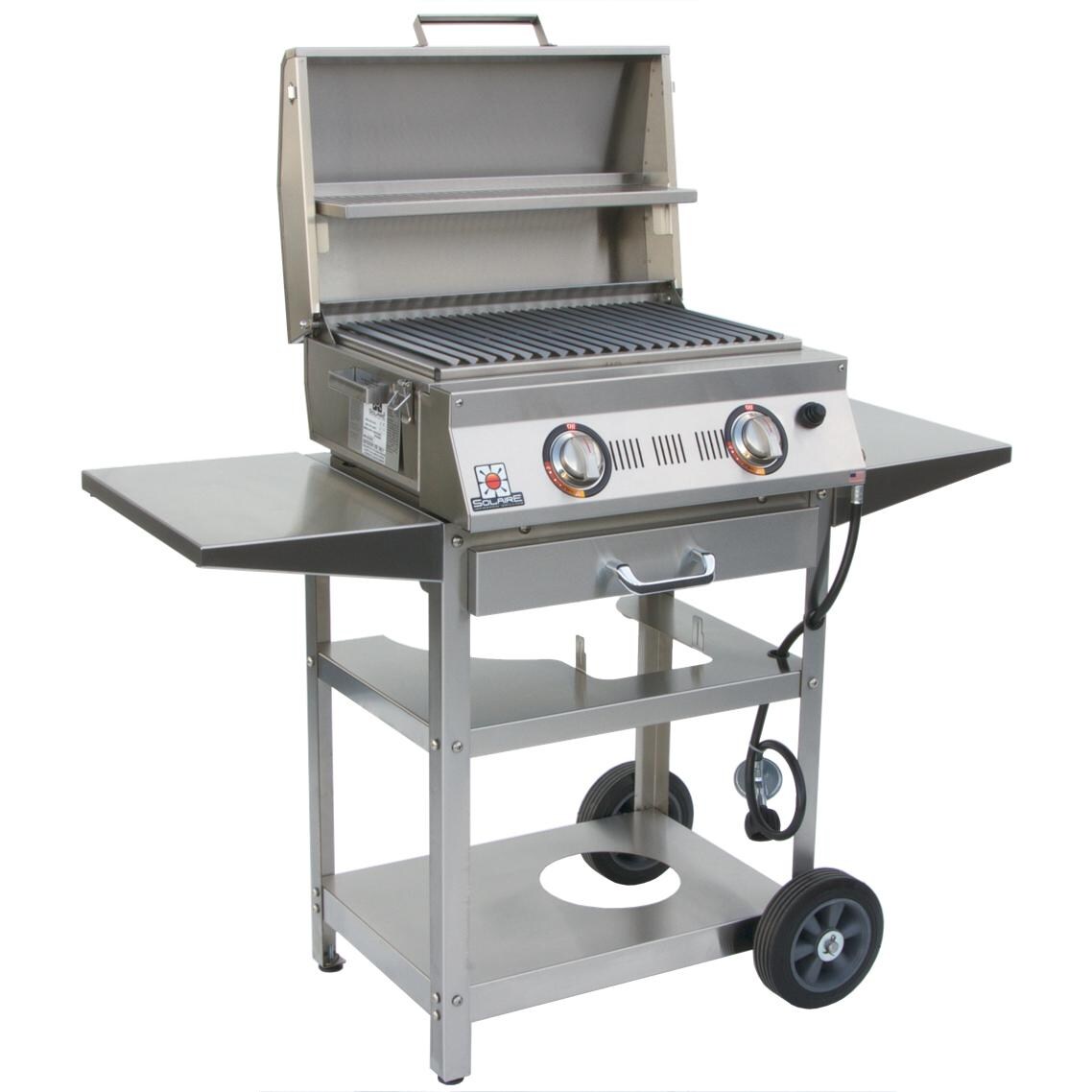 Solaire AllAbout 2-Burner Portable Infrared Freestanding Propane Gas Grill thumbnail