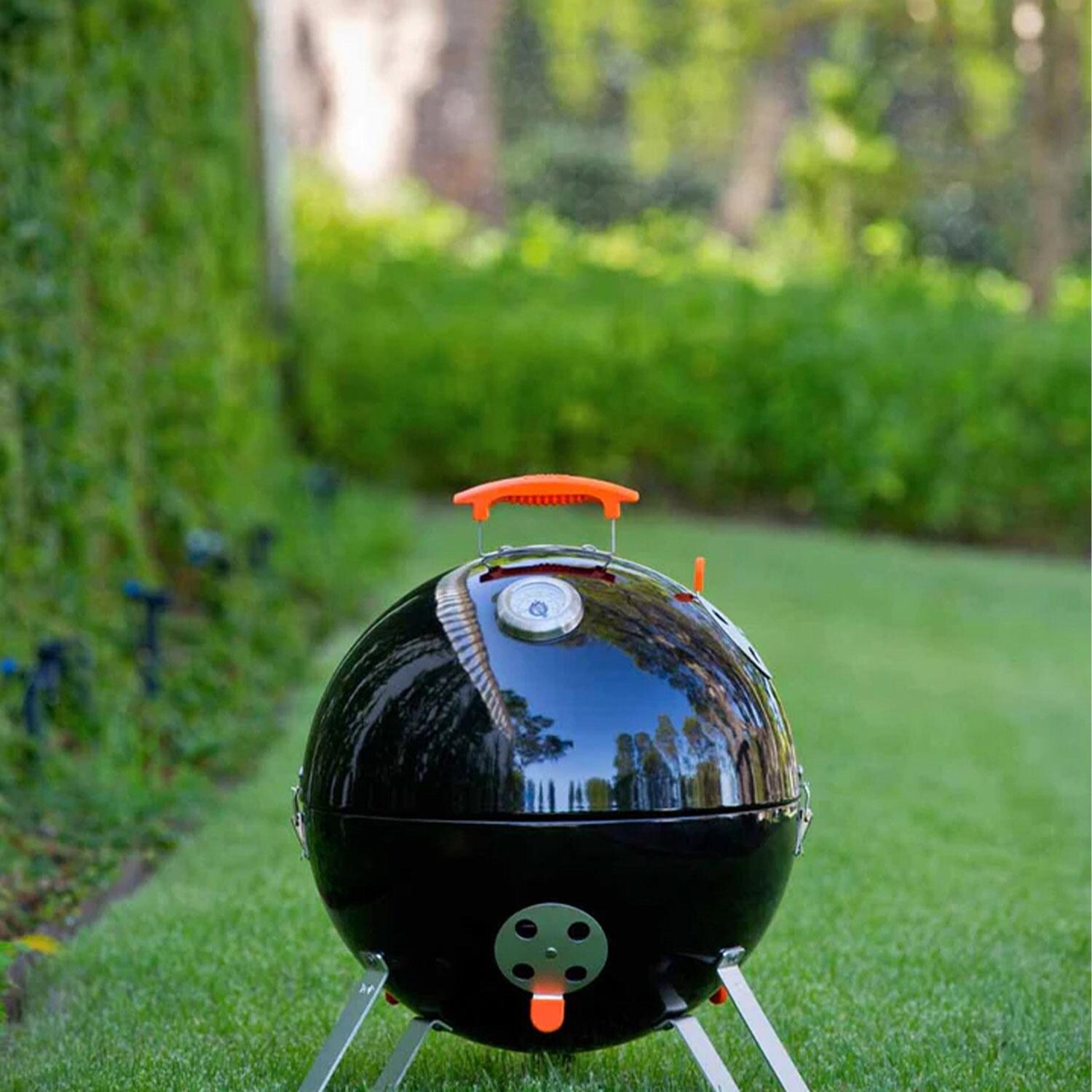 ProQ 101320 Frontier Elite BBQ Smoker - Stacker Grilling Set Up - Lifestyle thumbnail