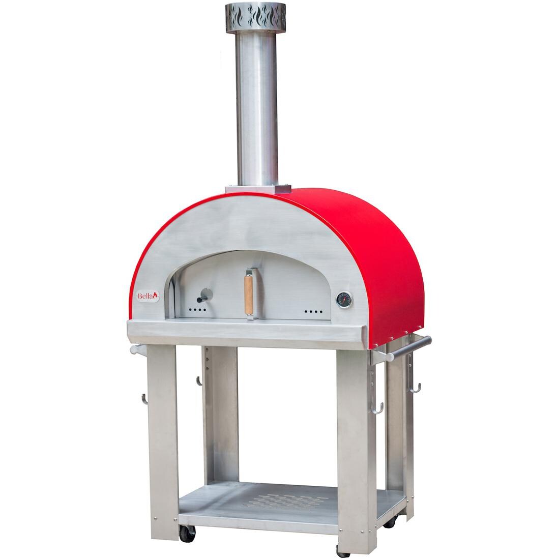 Bella Grande 32-Inch Pizza Oven On Cart - Front View thumbnail