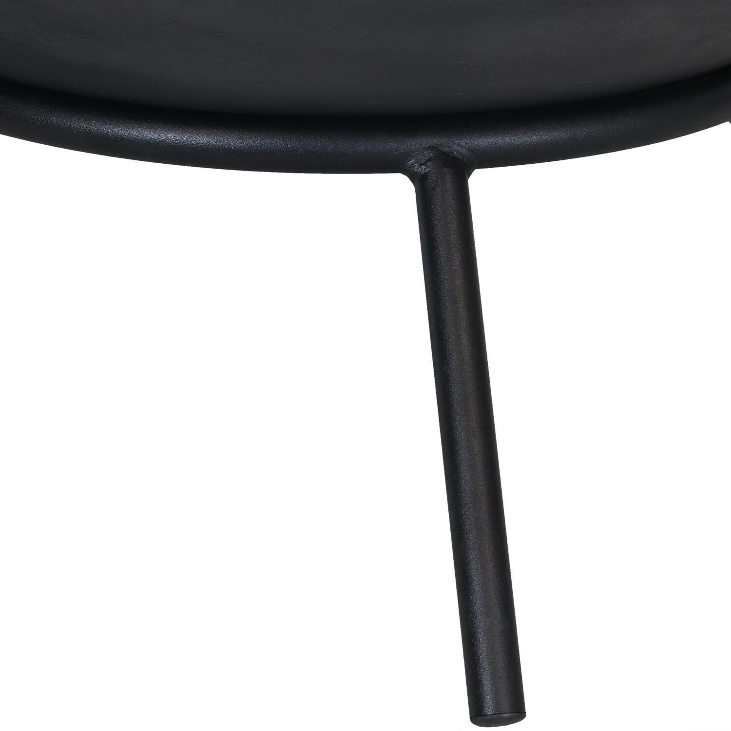 Ultimate Patio 22-Inch Cast Iron Raised Wood Burning Fire Pit - Leg Detail thumbnail