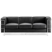 Zuo Modern Fortress Sofa Black 900230 image