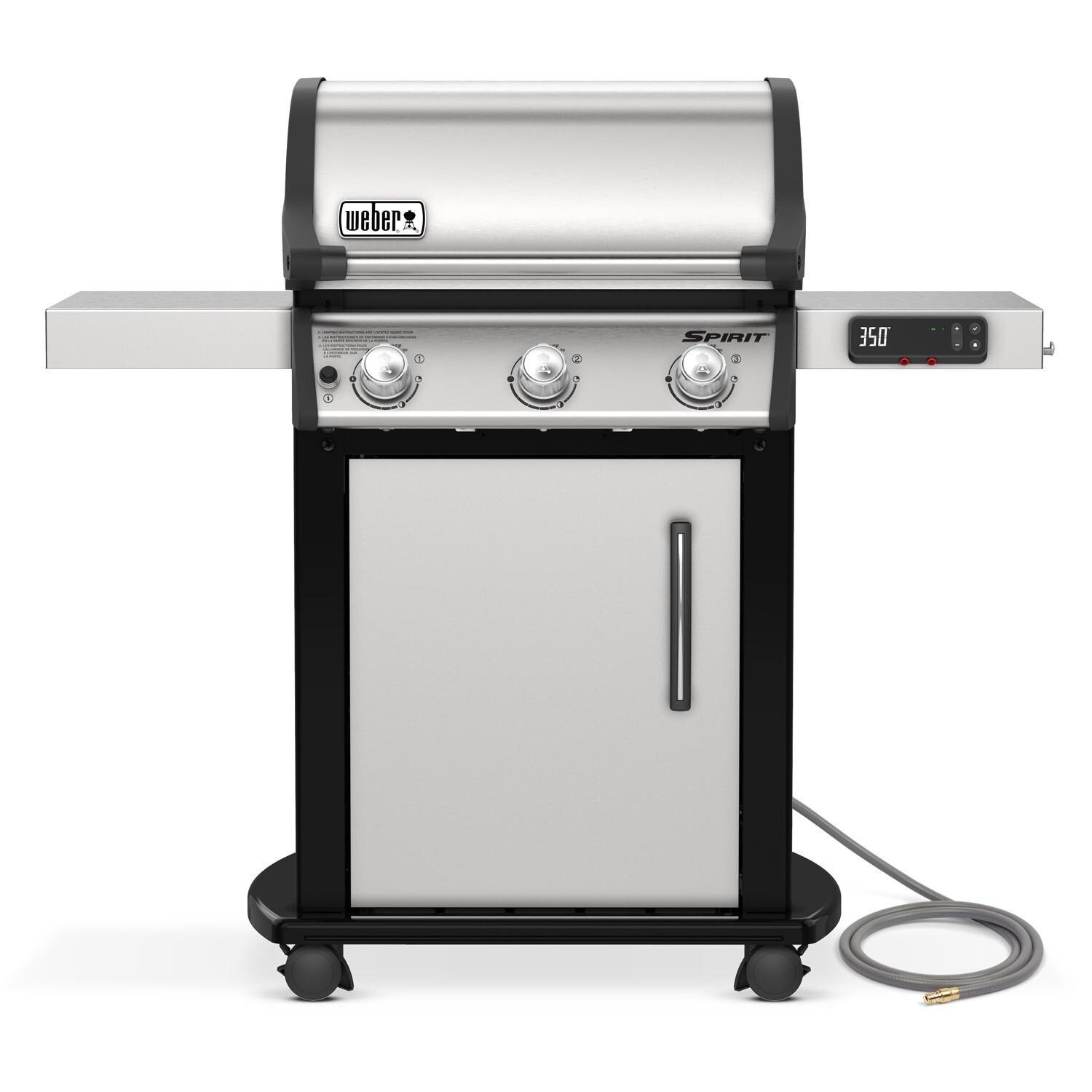 Weber Spirit 47502401 SX-315 Freestanding Natural Gas Smart Grill - Stainless Steel thumbnail