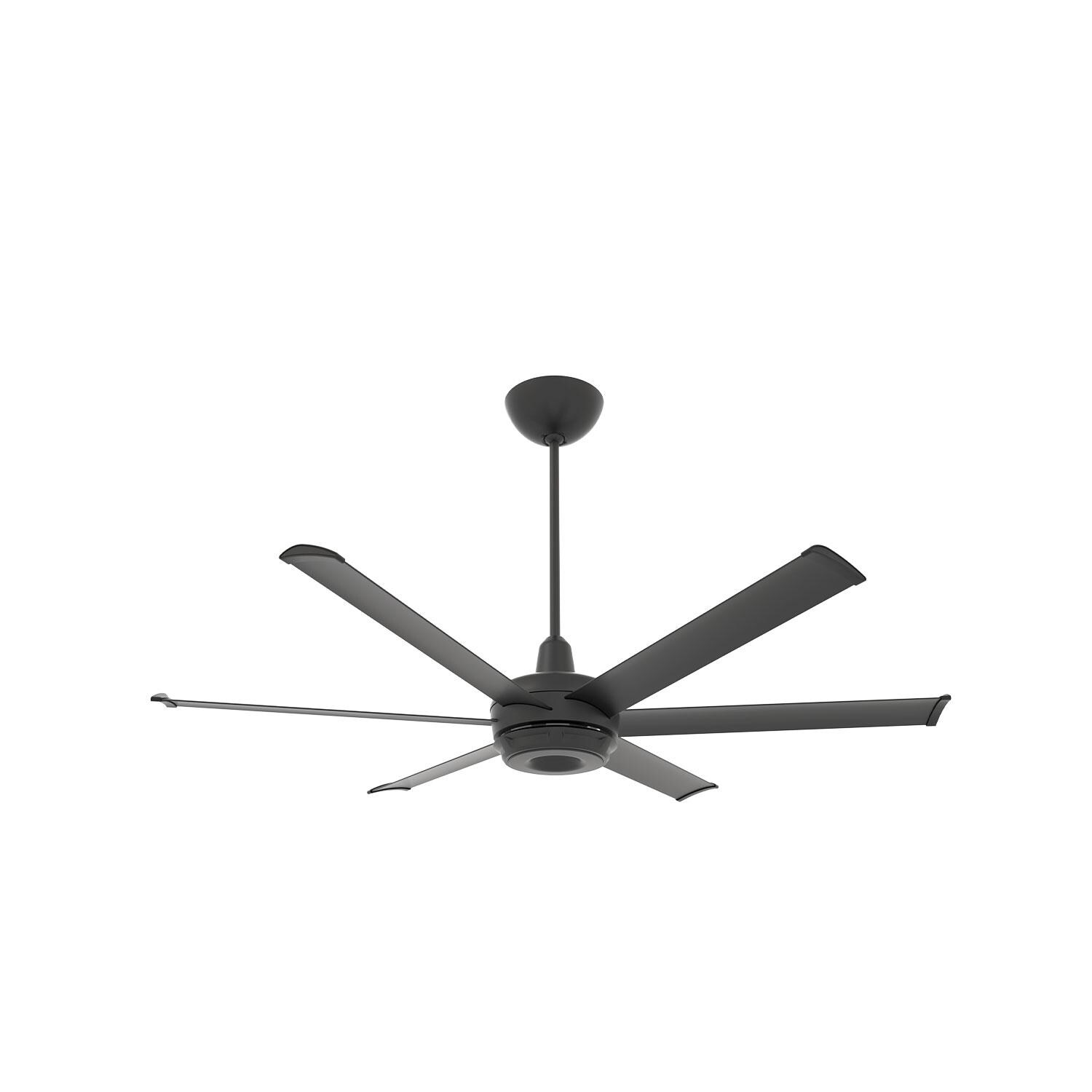 Big Ass Fans MK-ES62-052306A786I20S34 20-Inch es6 Ceiling Fan Kit Universal Mount W/ 20-Inch Ext Tube Black thumbnail