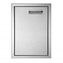 Delta Heat 18-Inch Left Hinged Stainless Steel Single Access Door - Vertical - DHAD18L-C image