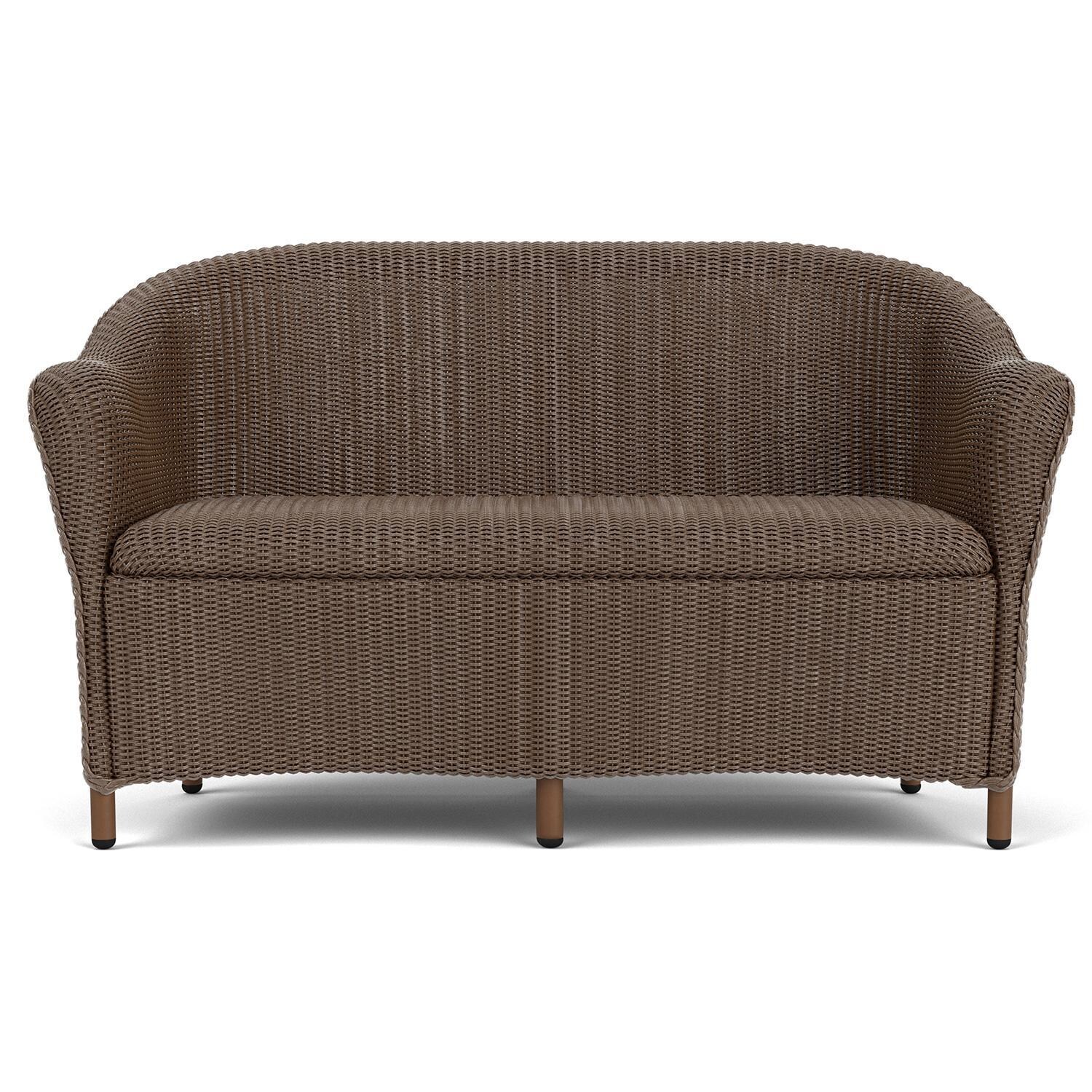 Reflections Lloyd Loom Loveseat in Bark by Lloyd Flanders