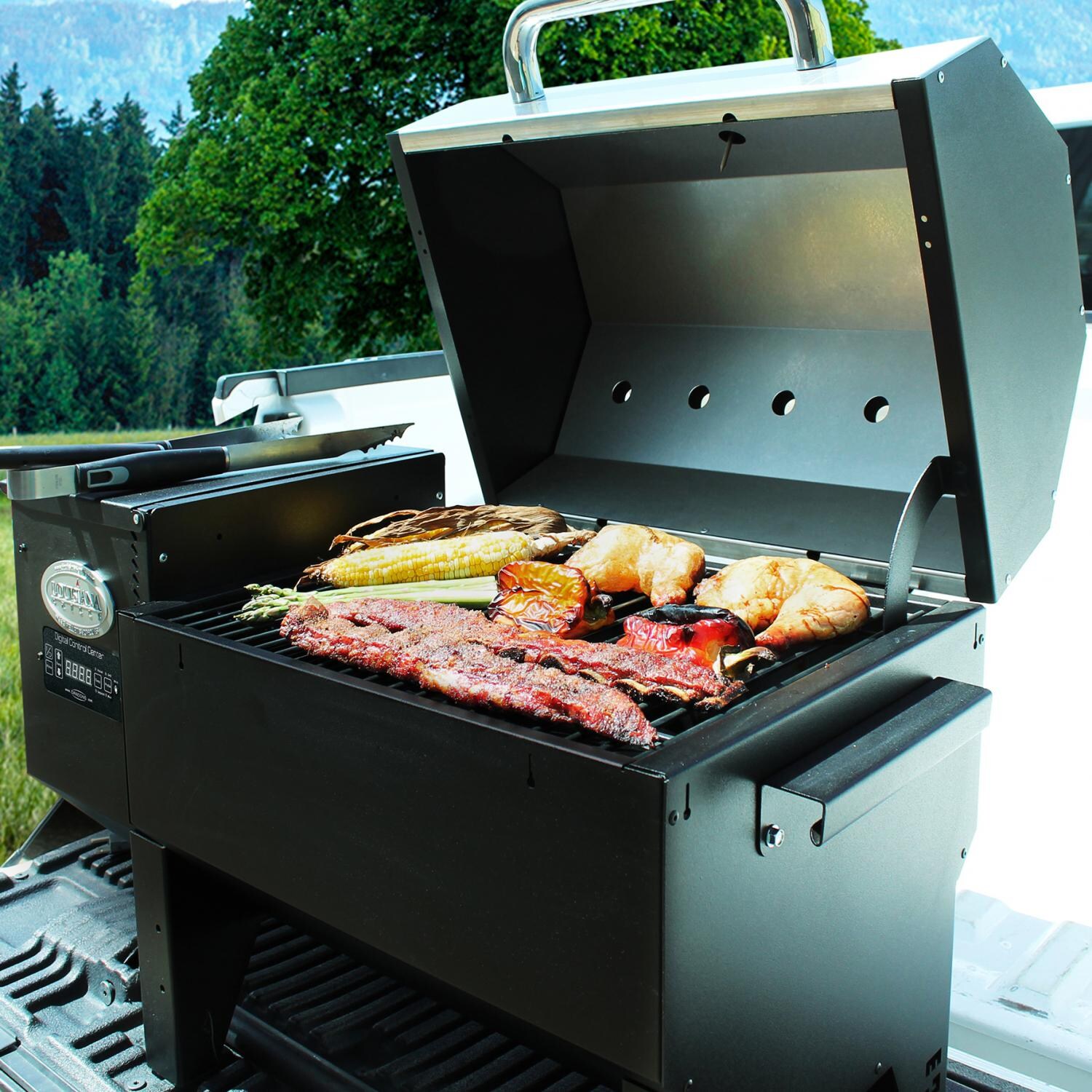 Louisiana Grills CS-300 Tailgater Pellet Grill - Grilling on the Go thumbnail