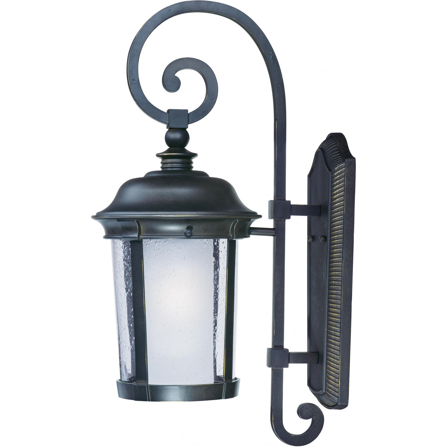 Maxim Dover EE One Light 24-Inch Outdoor Wall Light - Bronze - 86594CDFTBZ