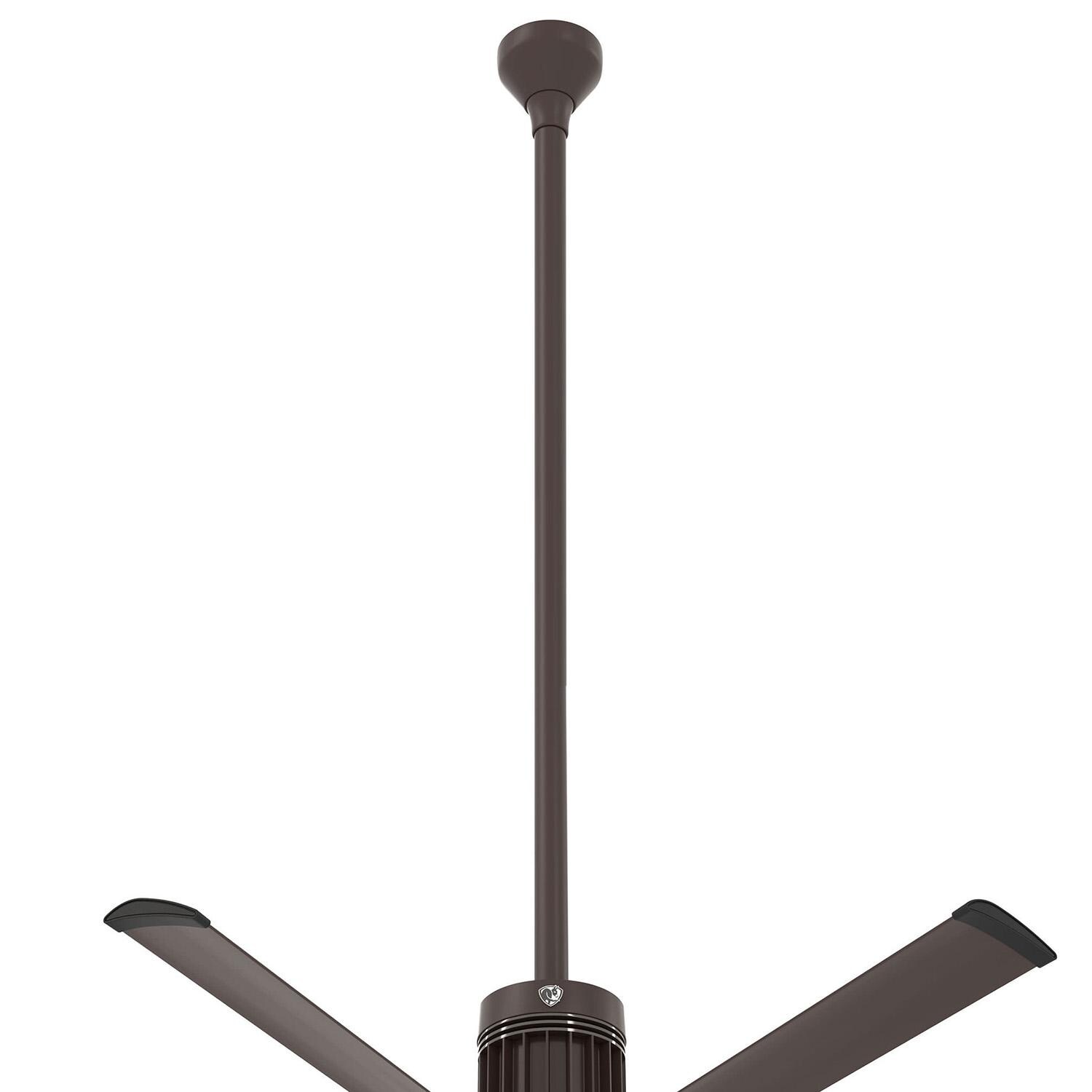 Big Ass Fans 60-Inch i6 Downtube Assembly in Oil Rubbed Bronze (Flat/Sloped Ceiling 18.5 - 20 ft.) - 009059-730-60
