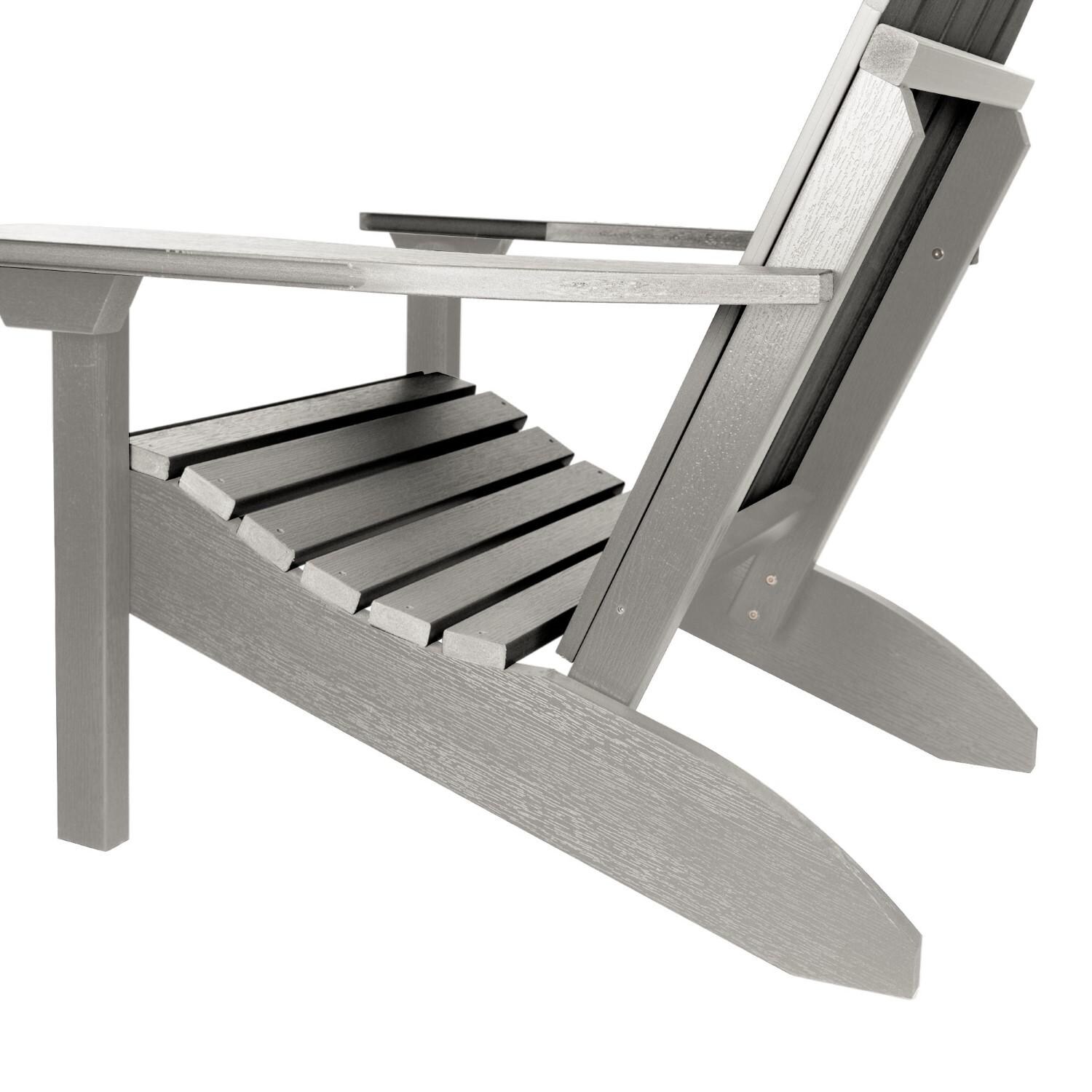 Lakeview Paradise Key Adirondack Chair - Harbor Gray - Side thumbnail