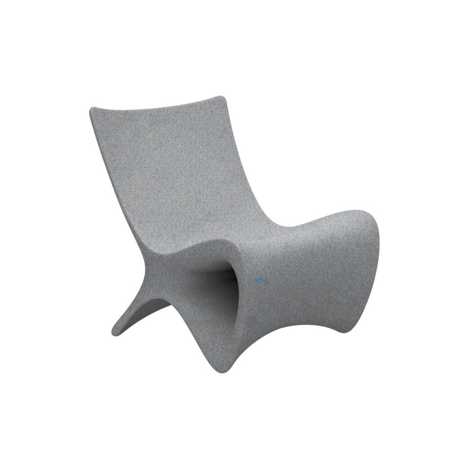 Ledge Lounger Autograph Chair - Granite Grey - White Background thumbnail
