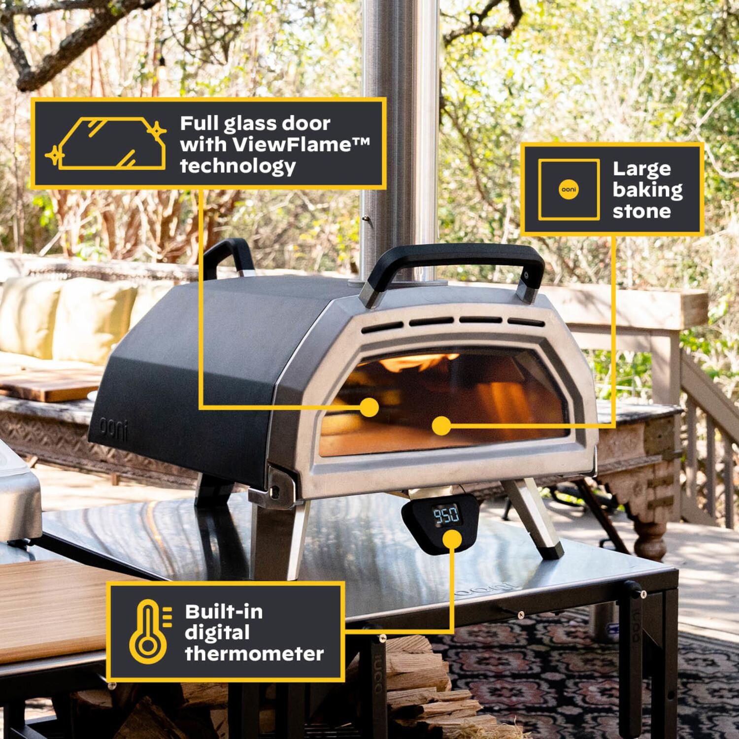 Ooni UU-P0E400 Karu 16 Multi-Fuel Portable Outdoor Pizza Oven - Info thumbnail
